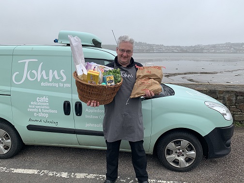 Johns 3 Out delivering